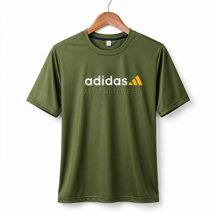 Premium Men's  Summer Gym Tracksuit – Olive Green