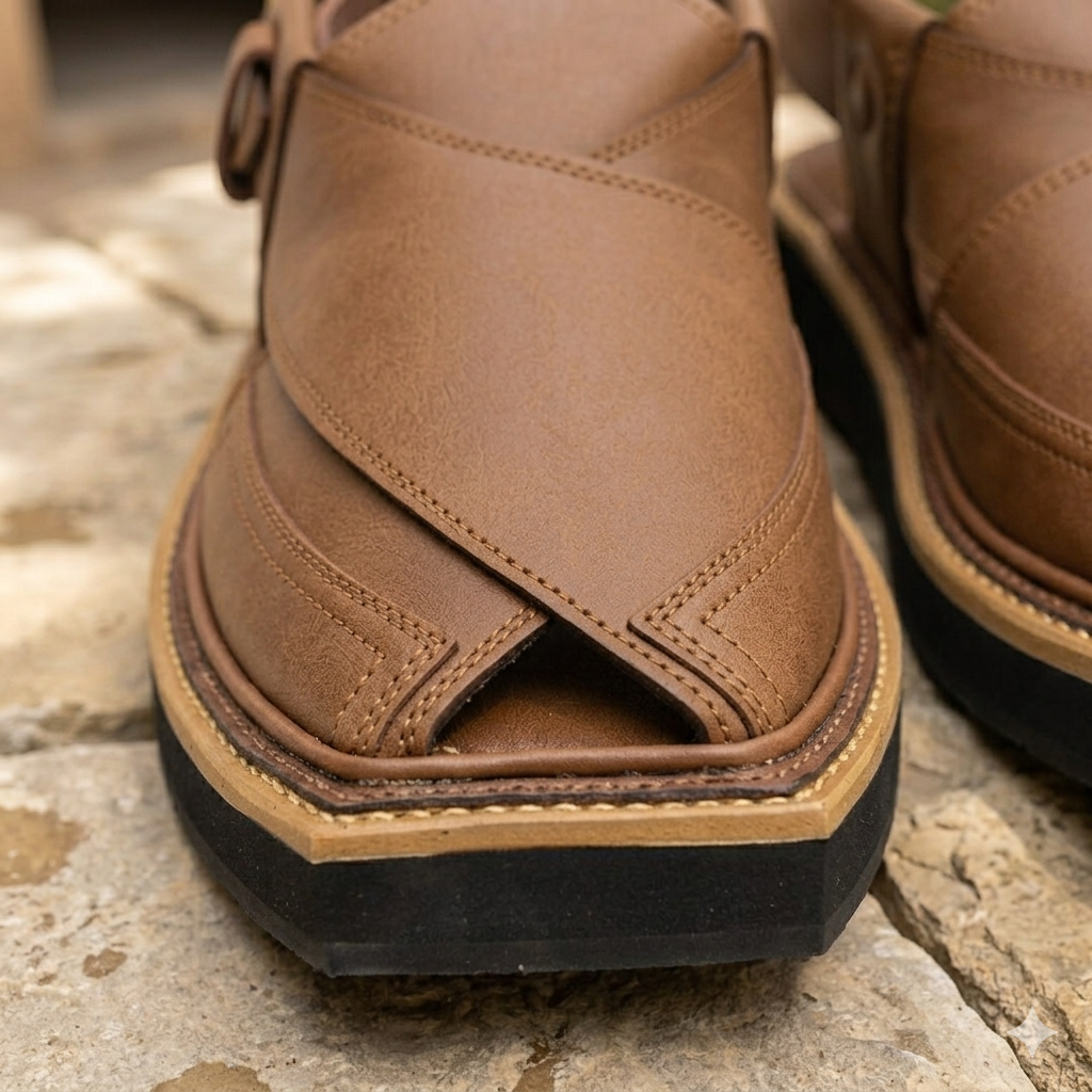 Classic Kaptan Chappal Brown