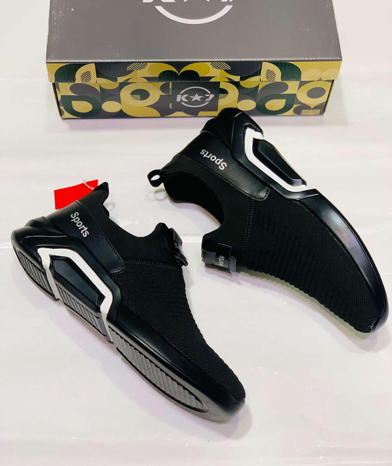 Black Walking shoes (TE-0022)